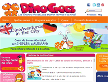 Tablet Screenshot of dinocrocs.org